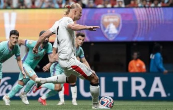 Striker Manchester City Erling Haaland saat tampil di Piala Dunia Antarklub 2025. (Foto: Instagram@erling)