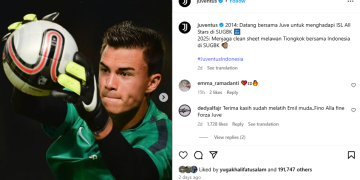 debut Emil Audero di Timnas bikin Juventus Bangga! (instagram/@juventus)