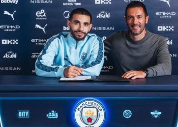 Rayan Ait-Nouri, diumumkan menjadi pemain baru Man City pada Senin (9/6/2025).(X.COM @MANCITY)
