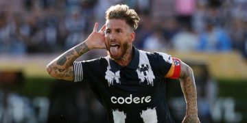 Sergio Ramos merayakan golnya ke gawang Inter Milan di Piala Dunia Antarklub 2025. (Foto: IMAGN IMAGES via Reuters/KIYOSHI MIO)
