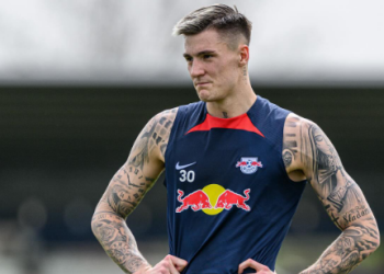 striker muda asal RB Leipzig, Benjamin Sesko. (instagram/@benjaminsesko)