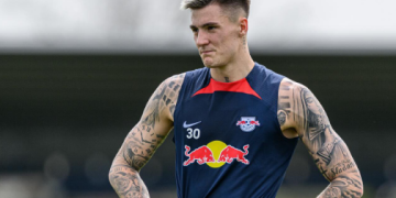 striker muda asal RB Leipzig, Benjamin Sesko. (instagram/@benjaminsesko)