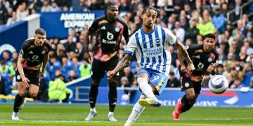 Chelsea dikabarkan telah berhasil merekrut Joao Pedro dari Brighton & Hove Albion. (GLYN KIRK/AFP)