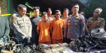 Praktik Kanibalisasi Motor Curian