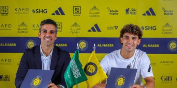 Penyerang Timnas Portugal Joao Felix resmi melanjutkan kariernya di Liga Arab Saudi bersama Al Nassr.(AL NASSR)