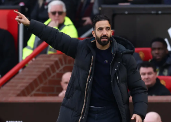 Manajer Manchester United (MU), Ruben Amorim. (Darren Staples / AFP)