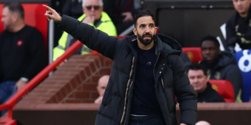 Manajer Manchester United (MU), Ruben Amorim. (Darren Staples / AFP)