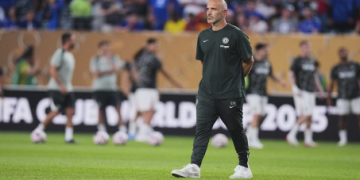 Manajer Chelsea, Enzo Maresca. (c) AP Photo/Chris Szagola