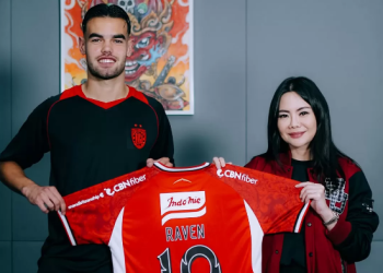 Jens Raven resmi bergabung dengan Bali United untuk tiga musim ke depan. (Instagram Bali United)