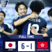 Hasil pertandingan Jepang vs Hongkong di EAFF 2025. (JFA ON X)