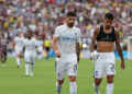 Ruben Neves dan Joao Cancelo langsung bersiap pulang ke Portugal usai Al Hilal tersingkir dari Piala Dunia Antarklub 2025. (Foto: IMAGN IMAGES via Reuters/NATHAN RAY SEEBECK)