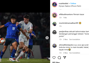 akun instagram Noah Leddel diserbu netizen usai lakukan tekel brutal. (instagram/@noahleddel)