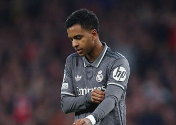 Rodrygo sudah diajak bicara oleh Xabi Alonso. (Foto: Getty Images/Marc Atkins)