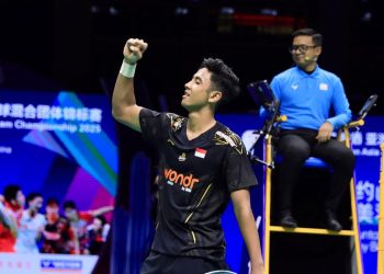 Tunggal putra Indonesia, Alwi Farhan, berhasil menjadi jaura Macau Open 2025 usai mengalahkan wakil Malaysia, Justin Hoh, 21-15 dan 21-5, di partai final, Minggu (3/8/2025).(Dok. PBSI)