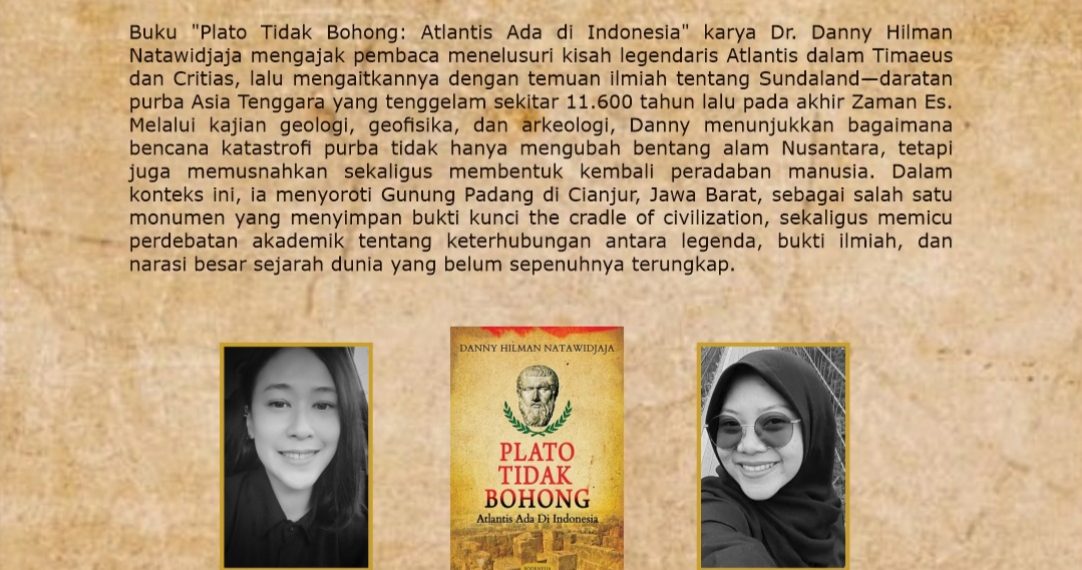 Literasi dan Sejarah Bertemu, Bedah Buku “Plato Tidak Bohong” di IG Live Sindikasi Aksara