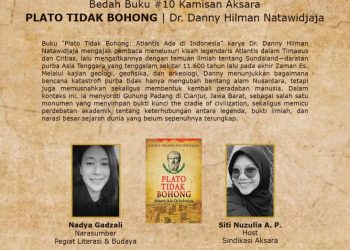 Literasi dan Sejarah Bertemu, Bedah Buku “Plato Tidak Bohong” di IG Live Sindikasi Aksara