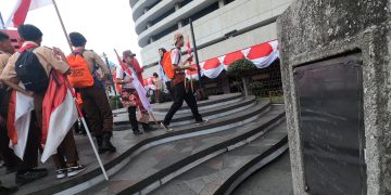 500 Pramuka Kwarcab Bandung Ikuti Blaz Track Bandung Lautan Api