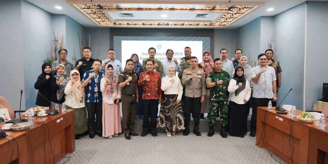 Kunjungan kerja anggota Dewan Perwakilan Daerah (DPD) RI, Aanya Rina Casmayanti, S.E., di Kota Depok. (Ist)