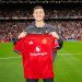Benjamin Sesko antusias menyongsong masa depan cerah di Manchester United. (Foto: Manchester United via Getty Imag/Ash Donelon)