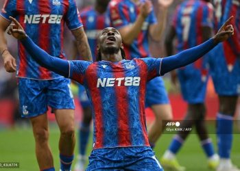 Penyerang Crystal Palace Eberechi Eze. (AFP/GLYN KIRK)
