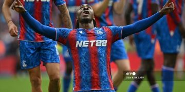 Penyerang Crystal Palace Eberechi Eze. (AFP/GLYN KIRK)