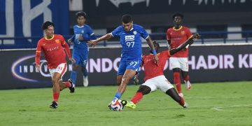Persib Bandung meraup hasil maksimal saat menjamu Manila Digger dalam playoff AFC Champions League Two (ACL 2) 2025/2026. Tampil di Stadion Gelora Bandung Lautan Api (GBLA), Rabu (13/8/2025), Persib menang dengan skor 2-1. (Official Persib)