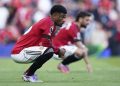 Winger Manchester United, Amad Diallo. (c) AP Photo/Dave Thompson