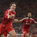 Pemain Liverpool, Federico Chiesa, merayakan gol ketiga timnya dalam laga Premier League melawan Bournemouth, Sabtu, 16 Agustus 2025. (c) AP Photo/Ian Hodgson