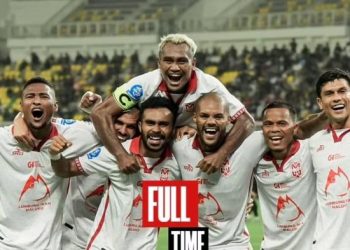 Dalam laga pekan perdana, Ciro Alves dan David da Silva menjadi aktor utama kemenangan telak Malut United atas tuan rumah Dewa United di Banten International Stadium, Sabtu (9/8/2025). (instagram @malutunitedfc)