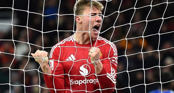 Rasmus Hojlund. Foto: REUTERS/Peter Powell