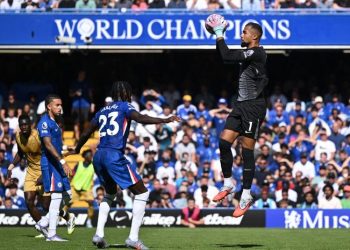 Chelsea memecahkan rekor Liga Inggris sebagai klub dengan pemasukan terbanyak darri penjualan pemain di satu edisi bursa transfer. (JUSTIN TALLIS/AFP)