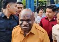 Menteri HAM Natalius Pigai kunjungi Unisba usai insiden gas air mata. Ia jamin kebebasan akademik dan minta aparat kedepankan dialog. (Uby/pasjabar)
