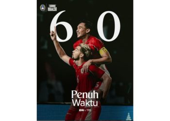 Timnas Indonesia pesta gol 6-0 lawan Chinese Taipei di FIFA Matchday 2025. Sananta & Sandy Walsh cetak gol indah, Garuda makin perkasa! (instagram/@timnasindonesia)