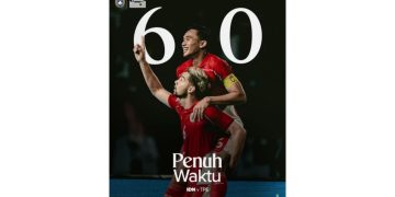 Timnas Indonesia pesta gol 6-0 lawan Chinese Taipei di FIFA Matchday 2025. Sananta & Sandy Walsh cetak gol indah, Garuda makin perkasa! (instagram/@timnasindonesia)