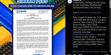 SNPMB 2026 Diluncurkan Lebih Awal, Ketentuan Baru untuk Jalur SNBP