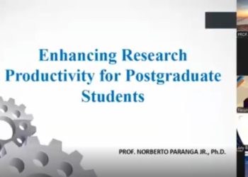 Prof. Norberto Paranga Jr. Isi Seminar Internasional Pascasarjana Unpas