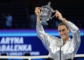Petenis nomor satu dunia Aryna Sabalenka juara grand slam US Open 2025 (Foto: REUTERS/Mike Segar)