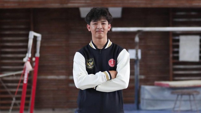 Naufal Takdir Al Bari meninggal saat menjalani TC di Rusia. (Dok. Gimnastik Indonesia)