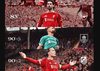 Liverpool menang dramatis dalam lima laga awal musim 2025-2026. (Foto: X/@LFC)