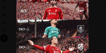 Liverpool menang dramatis dalam lima laga awal musim 2025-2026. (Foto: X/@LFC)