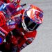 Marc Marquez mencatat waktu terbaik di sesi practice MotoGP San Marino. (AFP/JOSEP LAGO)