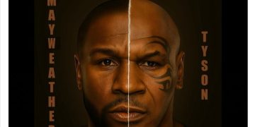 Poster pertarungan Mike Tyson vs Floyd Mayweather Jr di 2026 Foto: Instagram @miketyson