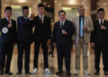 Miliano Jonathans telah resmi menjadi Warga Negara Indonesia (WNI) usai melakukan pengambilan sumpah di kantor Kementerian Hukum, Jakarta, Rabu (3/9) siang WIB. (instagram/@pssi)