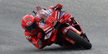 Marc Marquez menang Sprint Race MotoGP Catalunya 2025. (REUTERS/Gintare Karpaviciute)