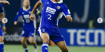 Babak pertama Persib vs Lion City Sailors berakhir 0-0. Maung Bandung kesulitan cetak gol meski banyak peluang. (instagram/@persib)