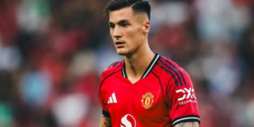 Striker anyar Manchester United, Benjamin Sesko. (instagram/@benjaminsesko)