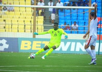 Andre Onana saat memperkuat Kamerun melawan Cape Verde di Kualifikasi Piala Dunia 2026. (Dok. @lionsindomptablesofficiel)