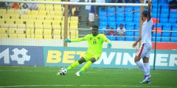 Andre Onana saat memperkuat Kamerun melawan Cape Verde di Kualifikasi Piala Dunia 2026. (Dok. @lionsindomptablesofficiel)