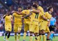 AC Milan menang telak 3-0 atas Udinese di Bluenergy Stadium. Christian Pulisic cetak brace, Fofana sumbang gol, Rossoneri naik ke posisi 3 klasemen Serie A. (Getty Images/Emmanuele Ciancaglini)