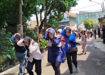 simulasi gempa cimahi